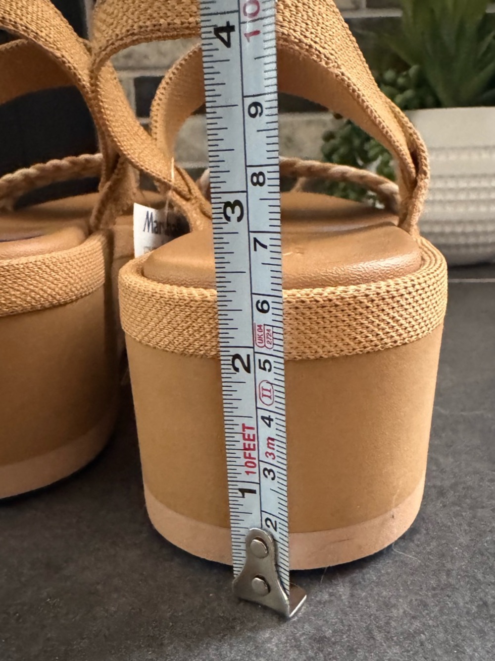 Rothy's The Lightweight Wedge Sandals,  Light Sand, 7.5 - Picture 11 of 11